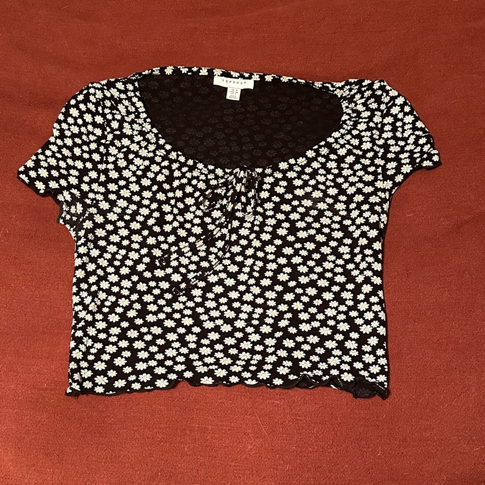 Topshop Daisy Crop Top
